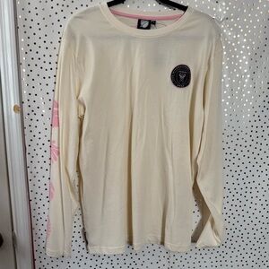 Miami MLS Cream Long Sleeve Women's Top